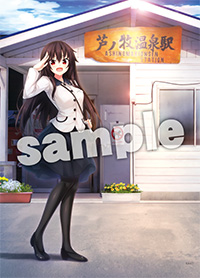 【50％OFFセール】A&J製WスエードB2タペストリー【会津鉄道黒木未知】